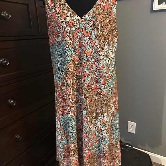 Anne Klein Dresses & Skirts - Anne Klein Colorful Paisley Midi Dress